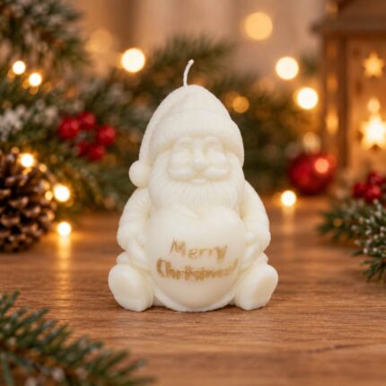Αρωματικό κερί σόγιας Άγιος Βασίλης Merry Christmas