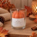 Κερί Σόγιας Pumpkin Candle σε Γυάλινο Ποτήρι