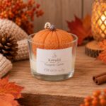 Κερί Σόγιας Pumpkin Puree σε Γυάλινο Δοχείο