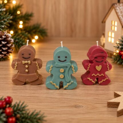 χριστουγεννιάτικα αρωματικά κεριά σόγιας gingerbread